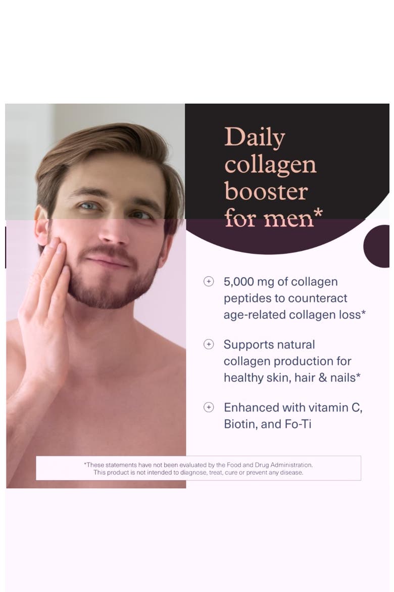 Collagen Vegetarian Supplement Tablets with Biotin 160 Tablets, Alternate, color, None