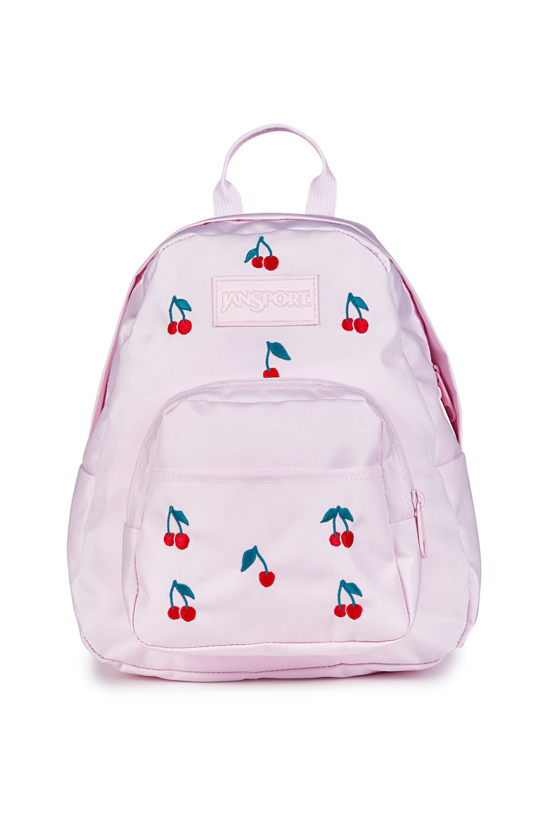 Jansport Half Pint FX Mini Backpack, Main, color, Pink Ice Cherry Embroidery