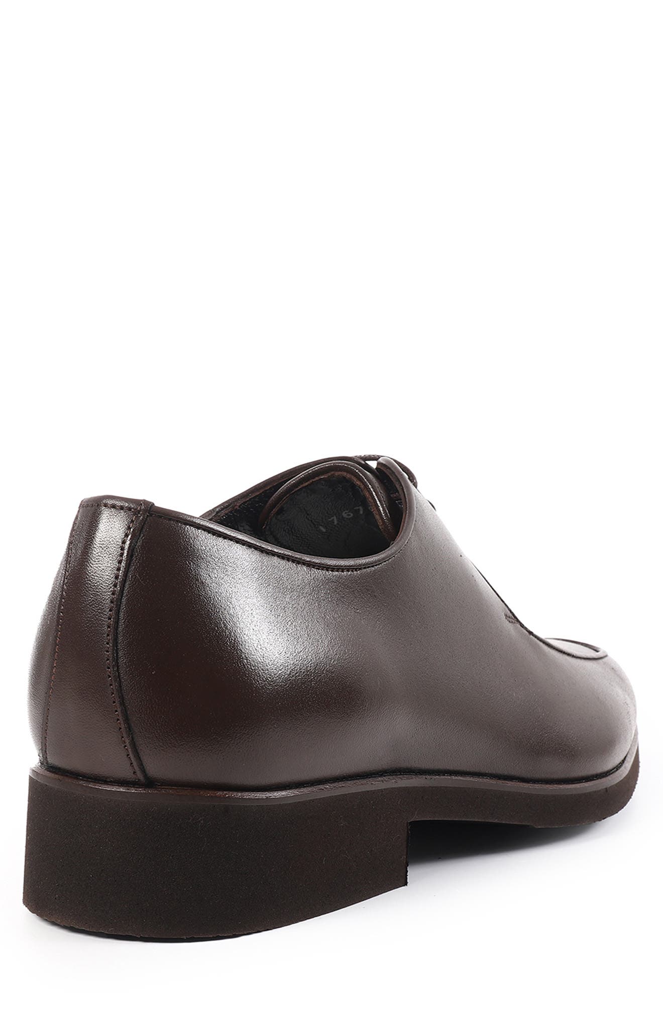 Baymont Apron Toe Oxford, Alternate, color, DARK BROWN