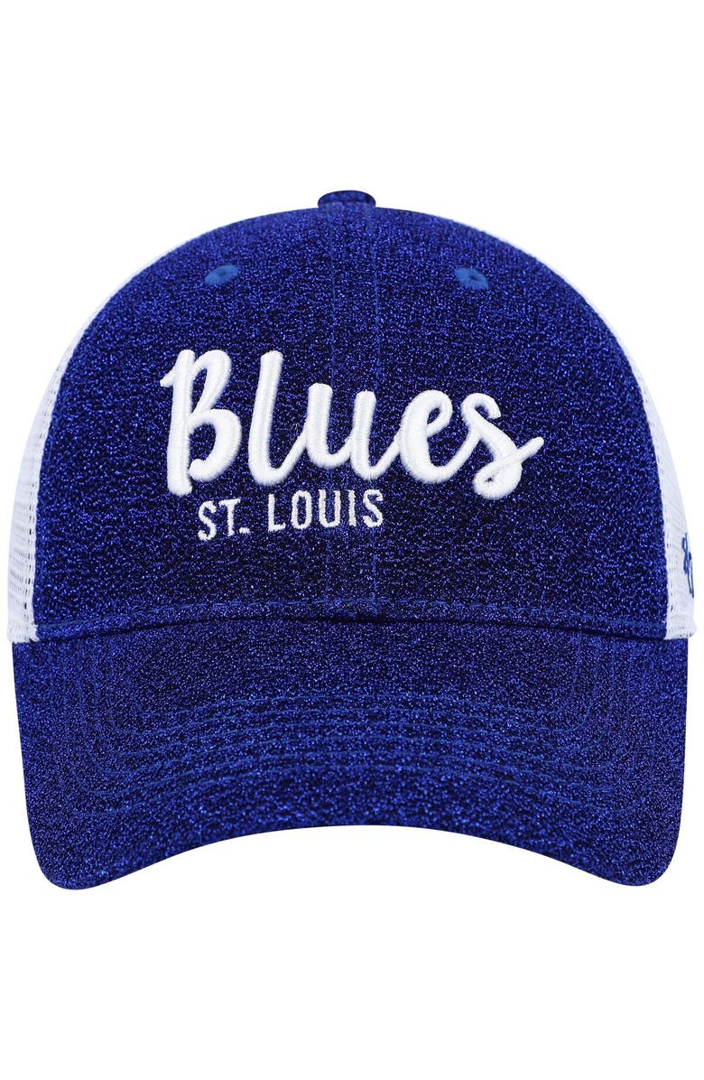 '47 Women's '47 Blue/White St. Louis Blues Encore MVP Trucker Snapback Hat, Alternate, color, Blue