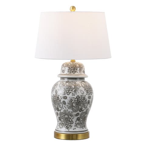 Ellis Chinoiserie Ceramic LED Table Lamp