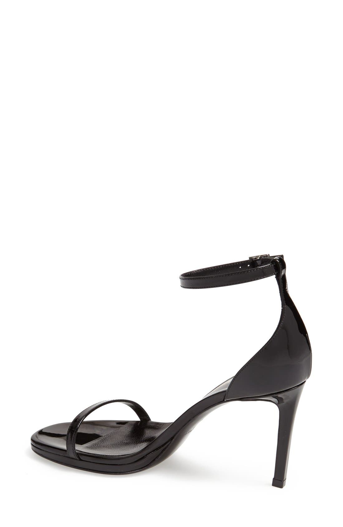 Saint Laurent 'Jane' Ankle Strap Sandal, Alternate, color, 