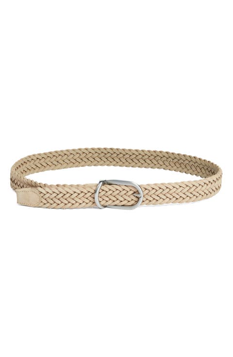 Sterling Braided Suede Belt