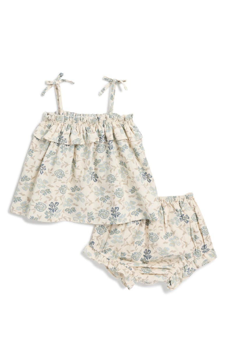 Rylee + Cru Linen Blend Swing Top & Bloomers Set, Main, color, 