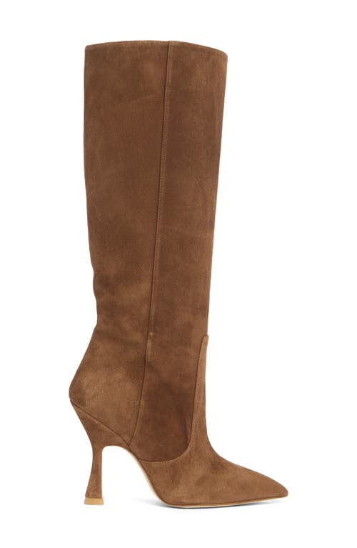 Stuart Weitzman Parton 100 Stiletto Boot In Brown