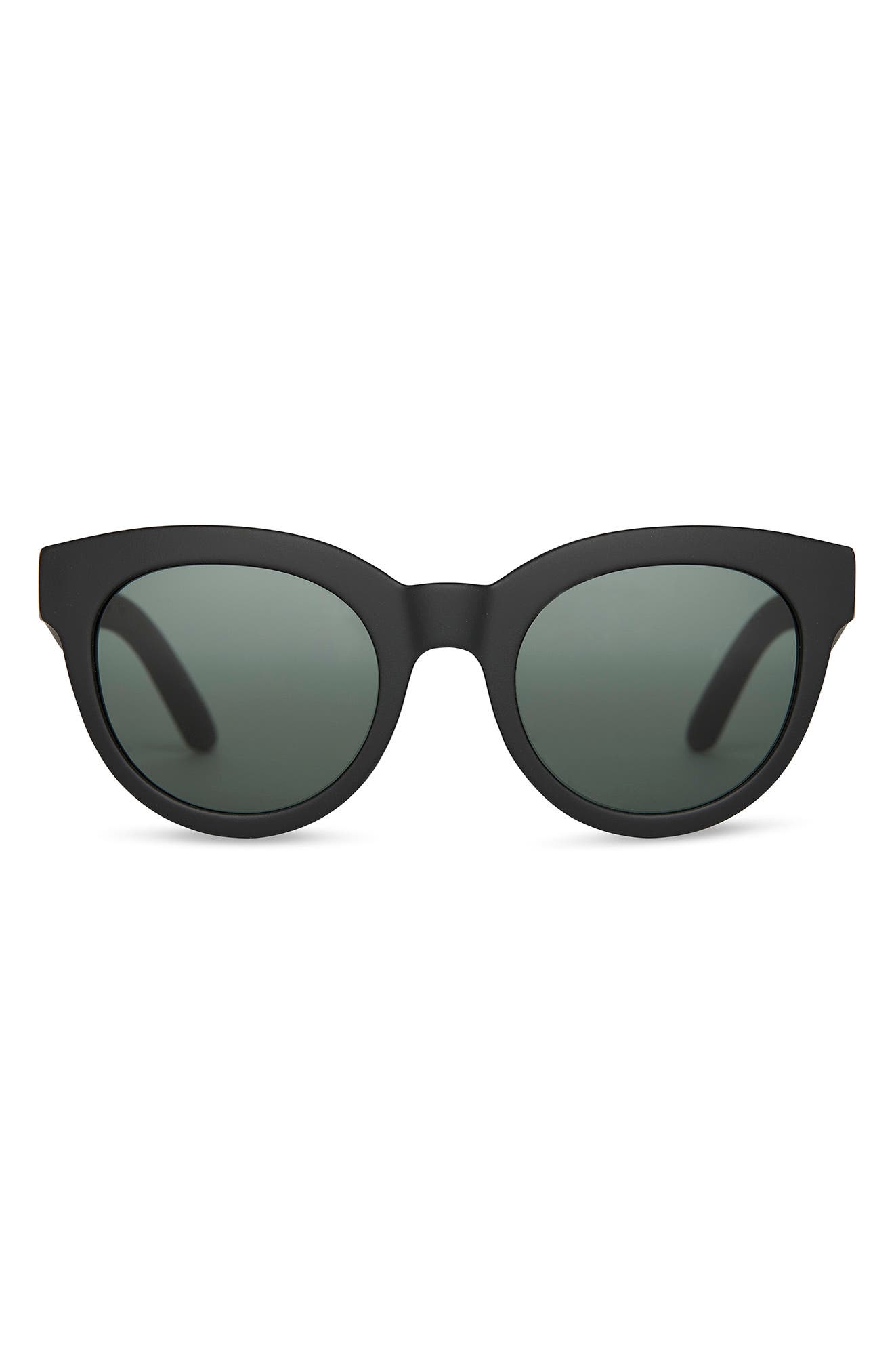 TOMS Florentin 52mm Cat Eye Sunglasses in Matte Black W 