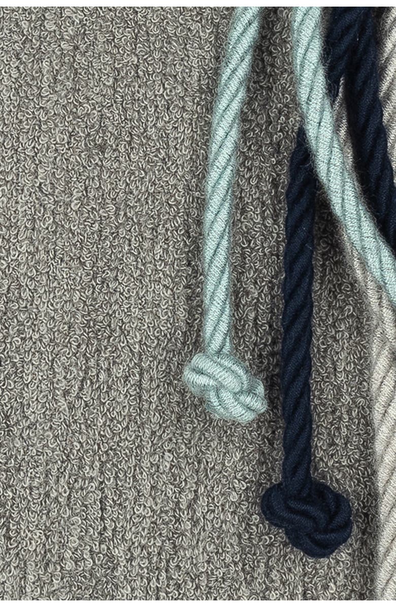 Elaine Smith Desert Bloom Hand Embellished Rope Indoor & Outdoor Woven Accent Pillow, Alternate, color, Multi