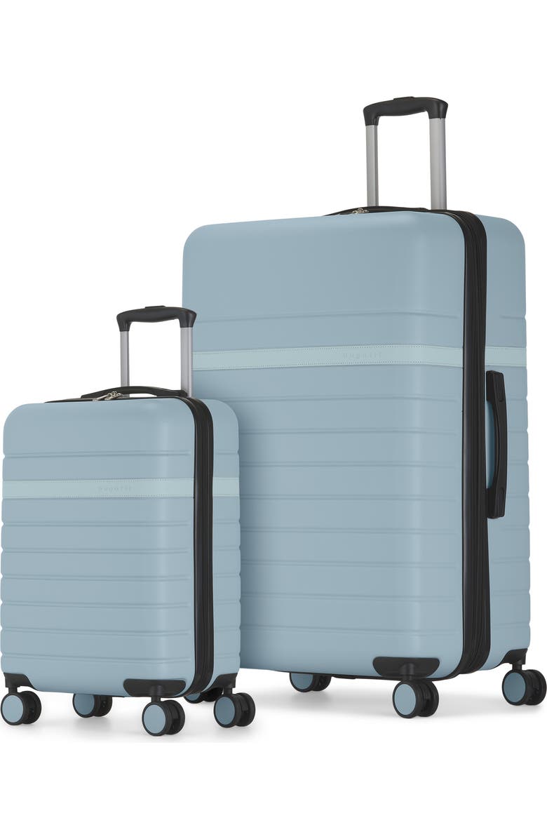 bugatti Lisbon 2 Piece Hardside Luggage Set with Expansion, Main, color, Blue