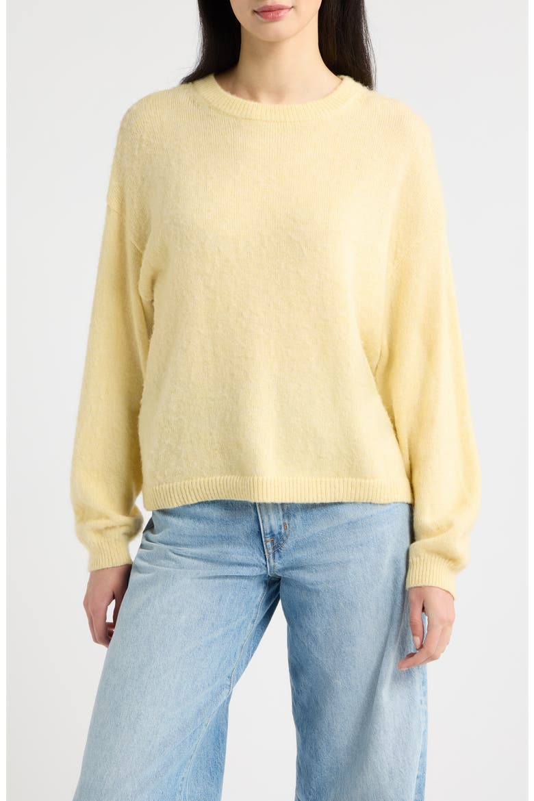 Haidyn Crewneck Sweater, Main, color, YELLOW