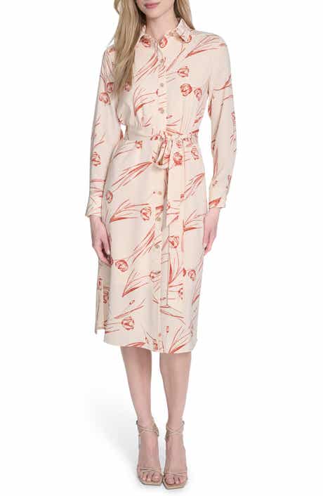 Calvin Klein Long Sleeve Shirtdress