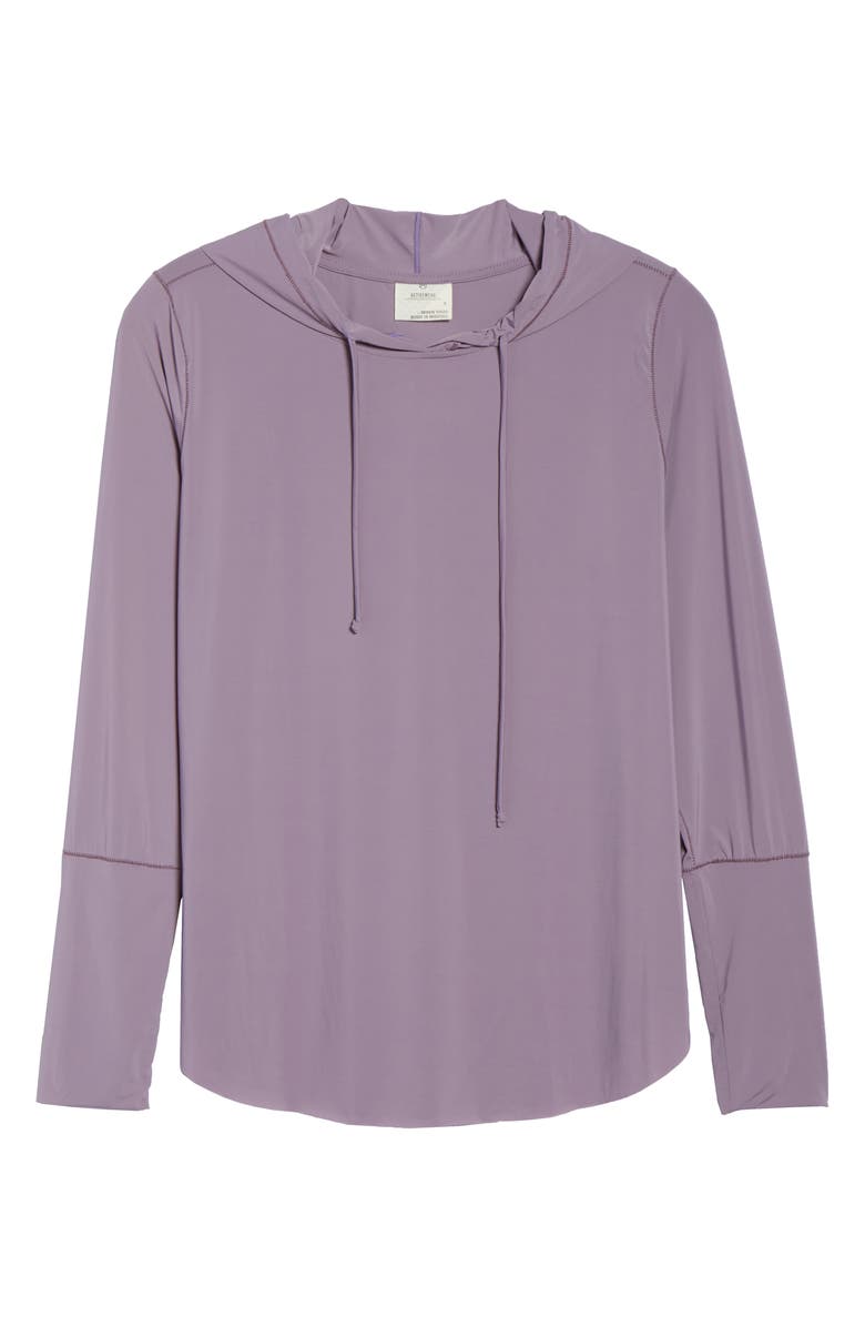 Maaji Waves Lilac Crop Top, Alternate, color, 