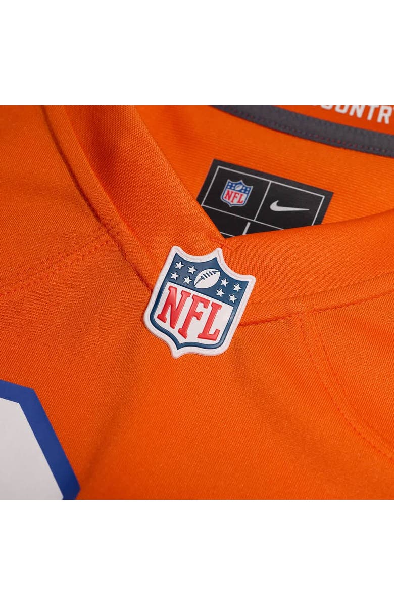 Nike Men's Nike Bo Nix Orange Denver Broncos Mile High Collection 1977 Throwback Player Game Jersey, Alternate, color, Orange