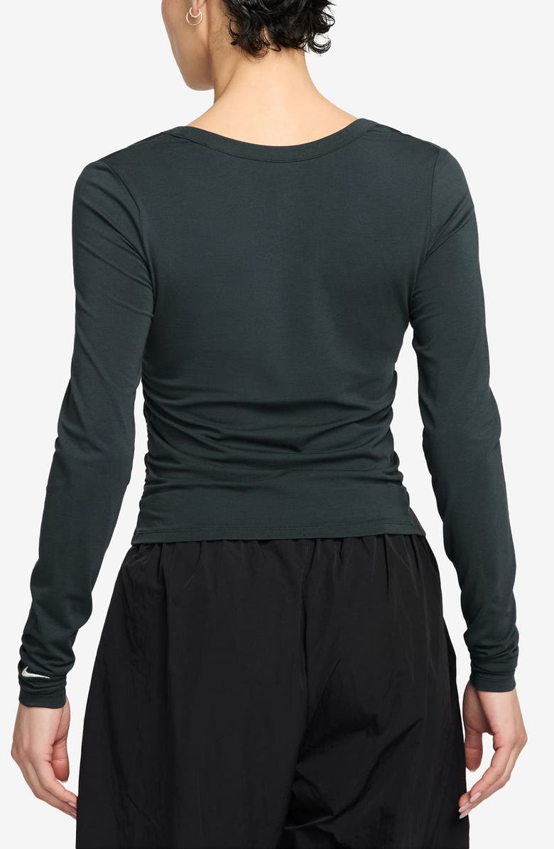 Nike Chill Stretch Cotton Blend T-Shirt, Alternate, color, 390 Seawd/ Sail