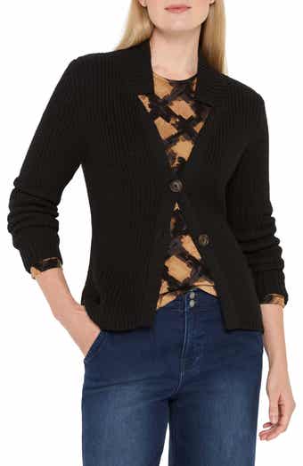 Shaker Stitch Cady Sweater Jacket