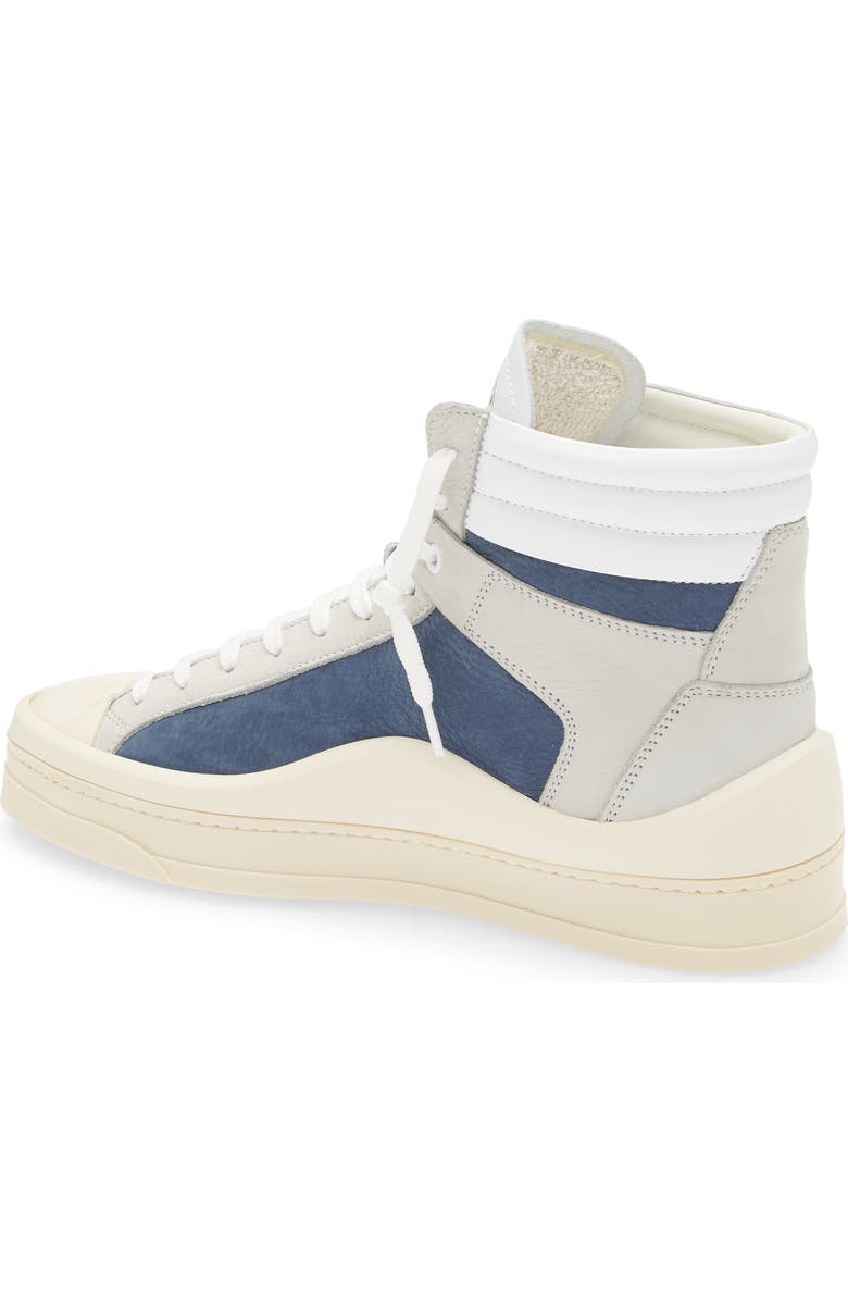 P448 Rail High Top Sneaker, Alternate, color, Whi-Gumnavy