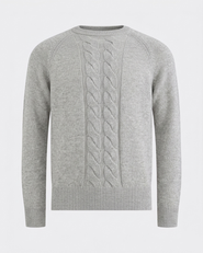 le PÈRE Cotton Cableknit Sweater