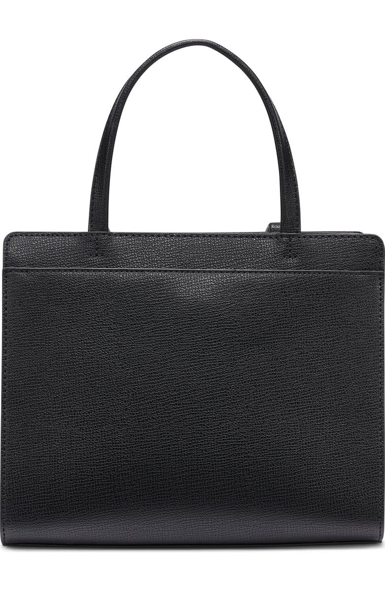 KARL LAGERFELD PARIS Maybelle Satchel with Choupette Hang Off, Alternate, color, Black/Gold