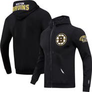 PRO STANDARD Men's Pro Standard Black Boston Bruins Classic Chenille Full-Zip Hoodie Jacket
