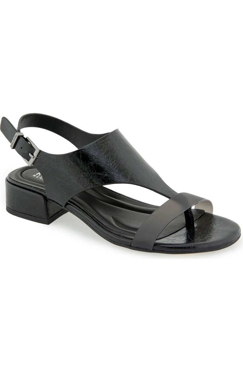 Reaction Kenneth Cole Kure Block Heel Sandal, Main, color, Black