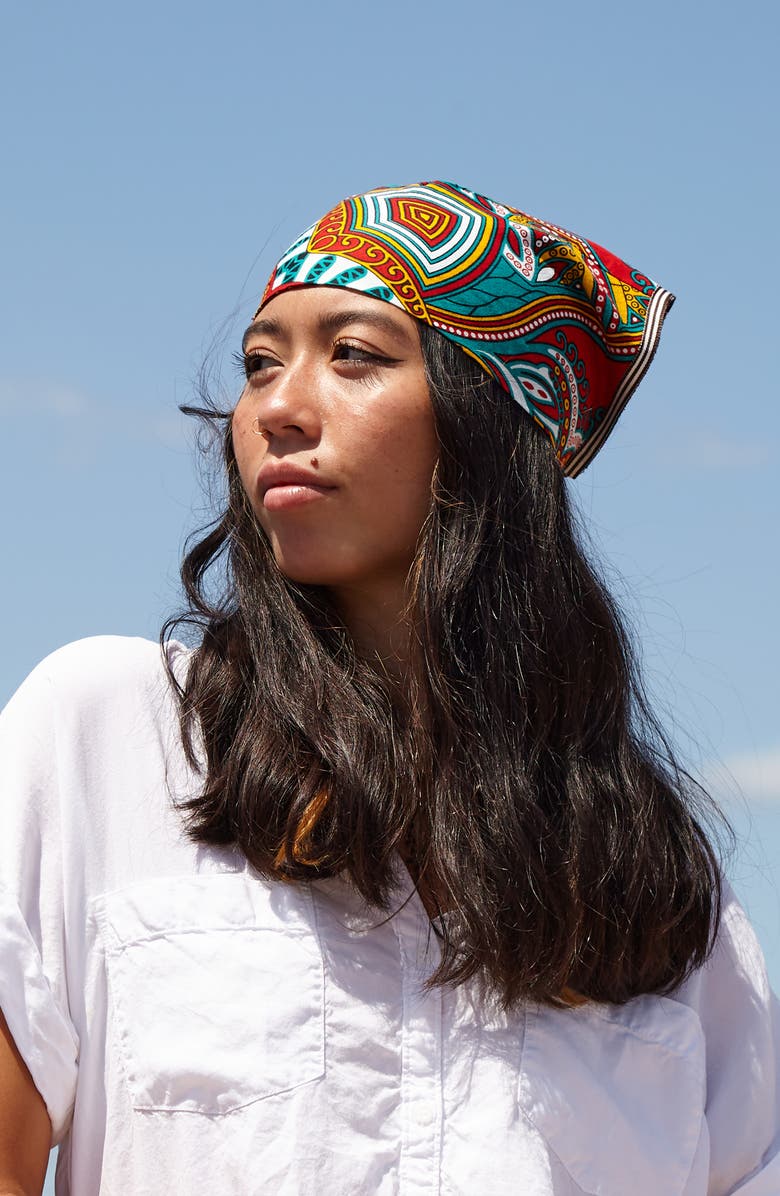 Hannahbandanah Party Print Headband, Alternate, color,