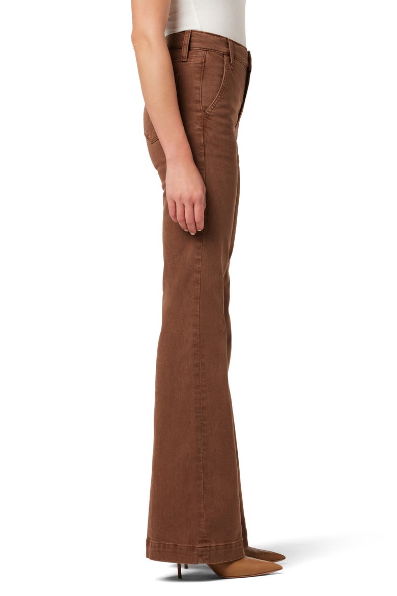 The Molly High Waist Flare Trouser Jeans, Alternate, color, WALNUT
