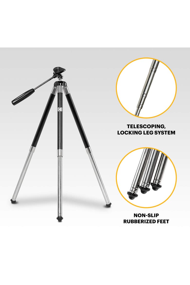 PhotoGear 42-inch Camera Tripod, Alternate, color, Silver