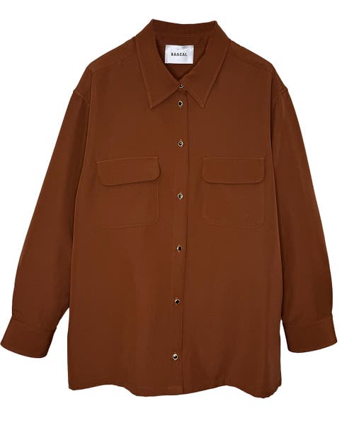 Baacal The Payton Two Pocket Shirt In Brown