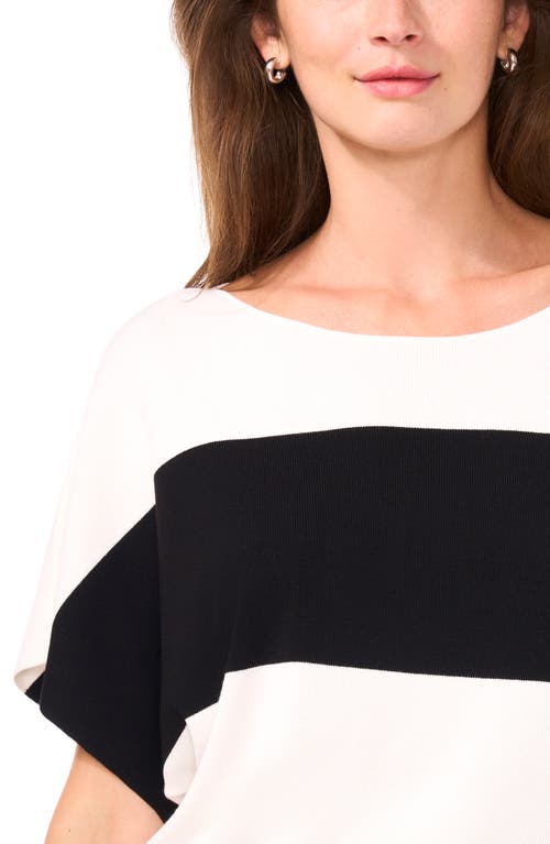 Halogen ® Boat Neck Drop Shoulder Top In Black