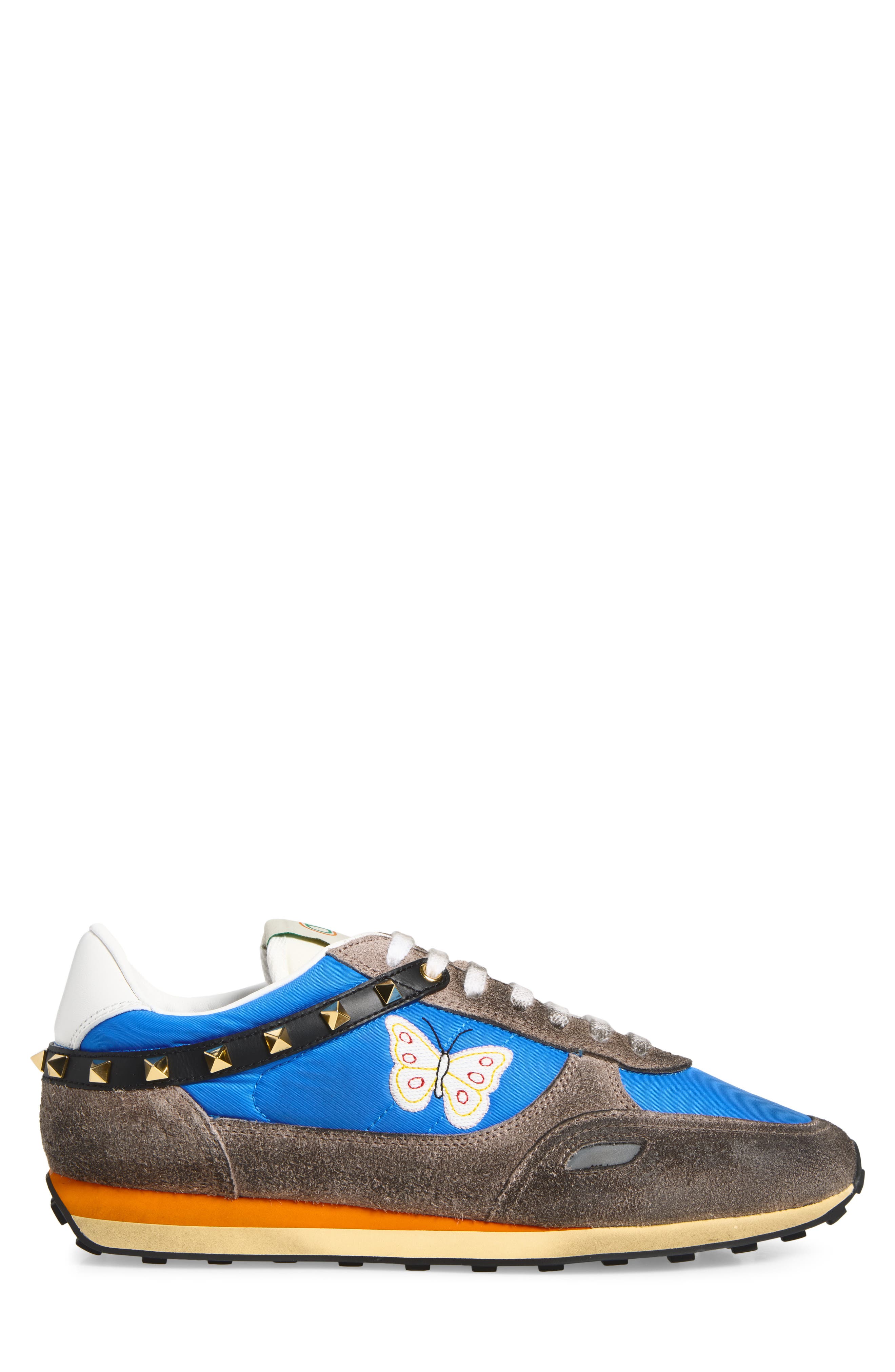 Stud Up Sneaker, Alternate, color, LIGHT BLUE MULTI