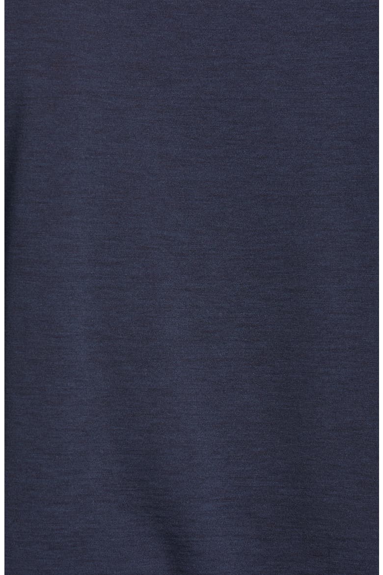 Silk & Cotton Crewneck T-Shirt, Alternate, color, BLUE