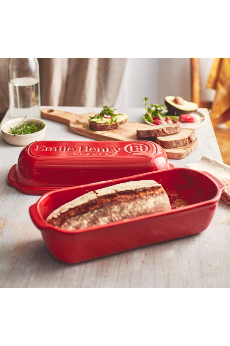 Italian Bread Loaf Baker, Alternate, color, Burgundy