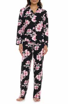 Flora By Flora Nikrooz Lindsey Collared Knit Pajamas