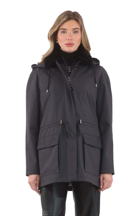 Parka with Removable Hood and Vest