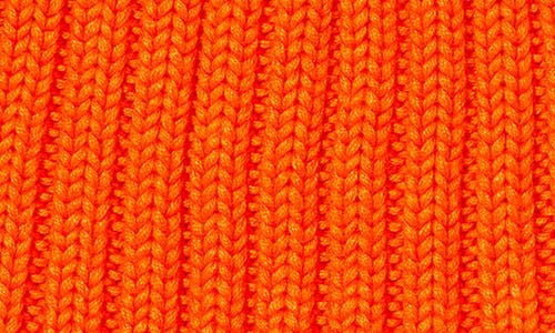 Cult Of Individuality Shimuchan Logo Knit Hat In Coral In Orange