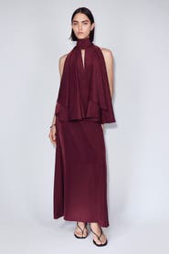 H&M Cape-sleeved Kaftan Dress