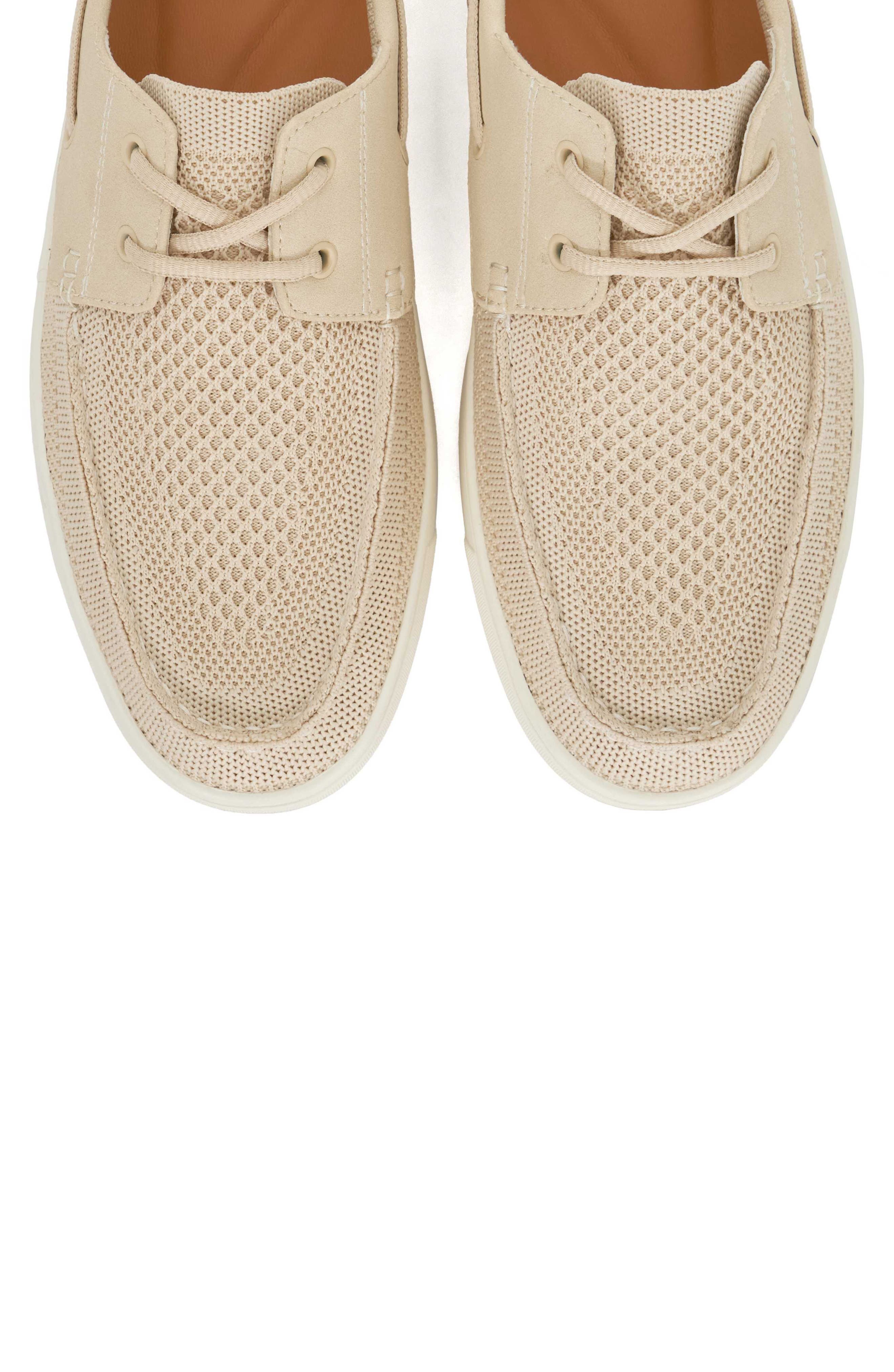 Dune London Blaizerss Boat Shoe, Alternate, color, Cream