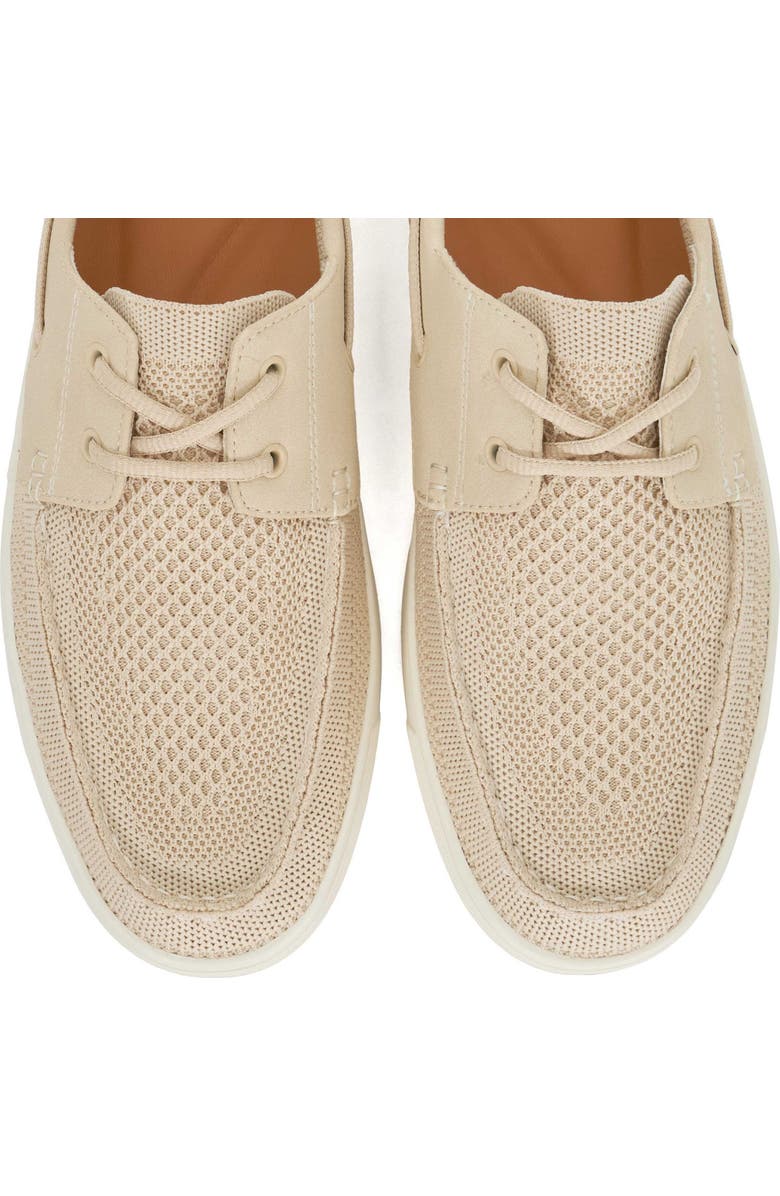 Dune London Blaizerss Boat Shoe, Alternate, color, Cream