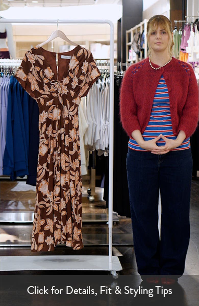 Yolande Plunge Maxi Dress, sales video thumbnail