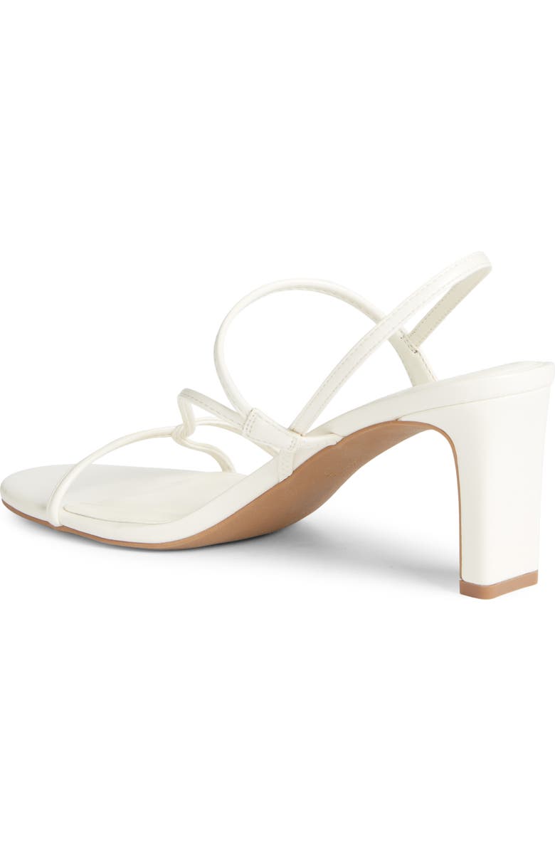 Open Edit Pia Slingback Sandal, Alternate, color, White Ice
