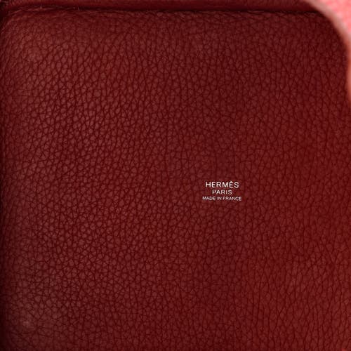 Pre-owned Hermes Hermes Picotin Lock Bag Clemence Mm In Red