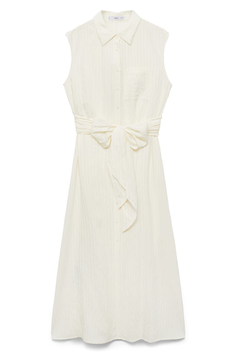 Sero Sleeveless Shirtdress, Alternate, color, ECRU
