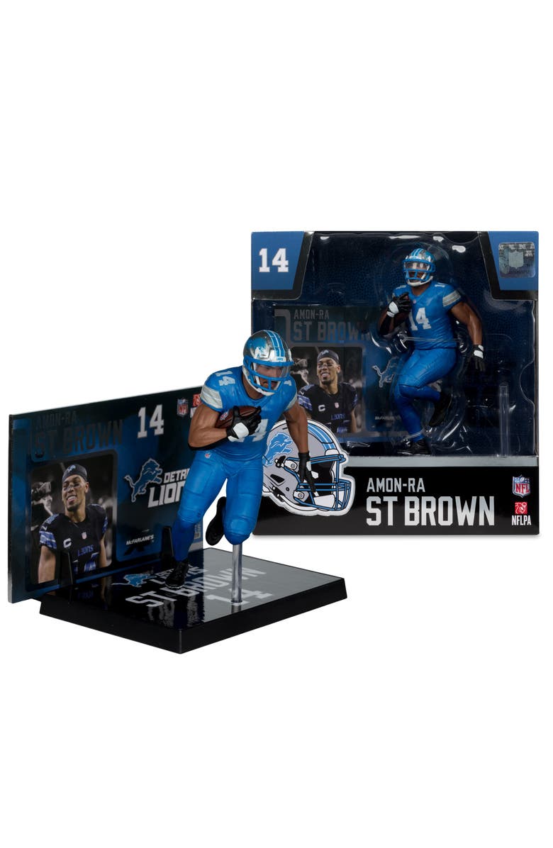 McFarlane Amon-Ra St. Brown (Detroit Lions) NFL 7" Figure McFarlane, Main, color, Multi-Color