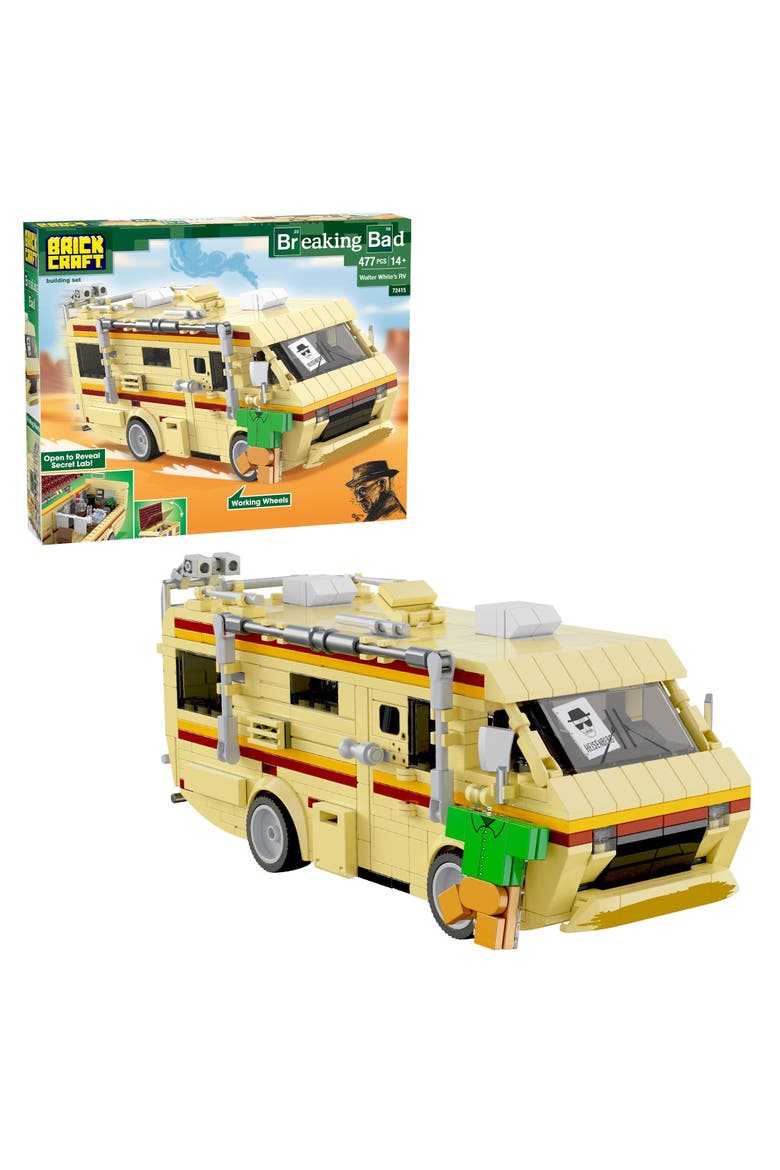 Breaking Bad Walter White's RV Building Set, Main, color, White