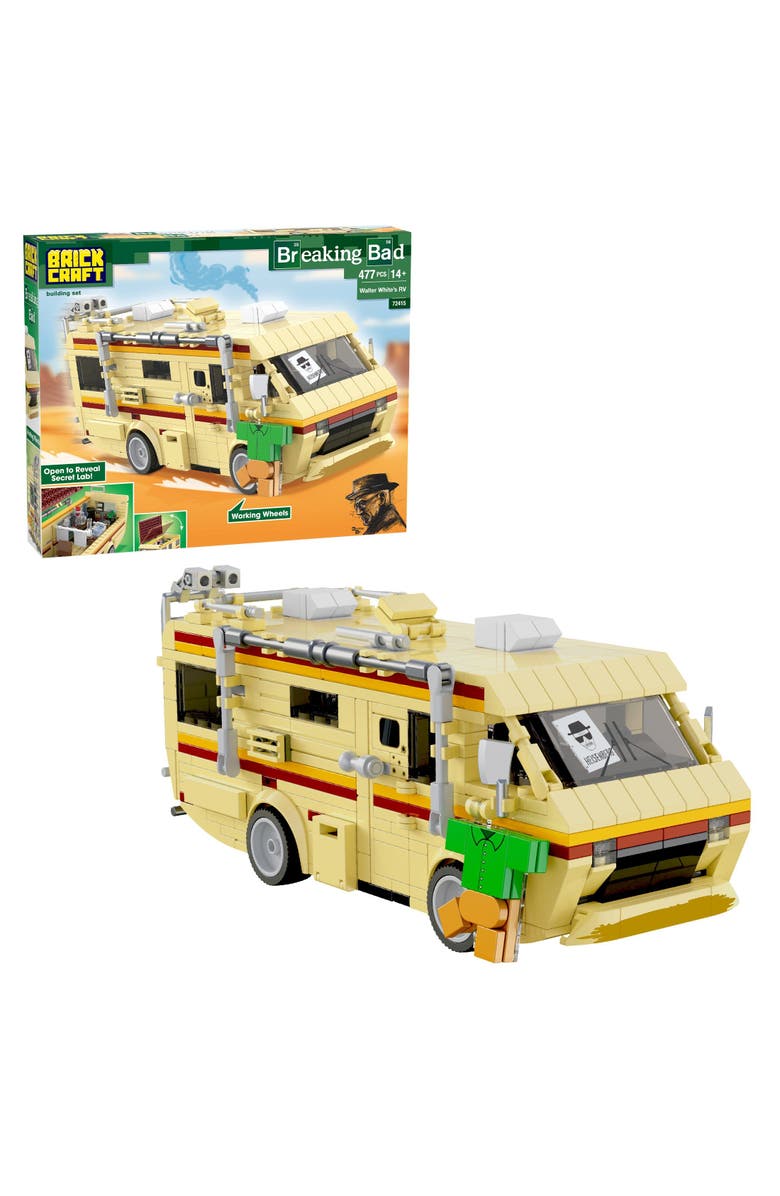 Brickcraft Breaking Bad Walter White's RV Building Set, Main, color, White