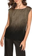 Donna Karan New York Metallic Ombré Sleeveless Top