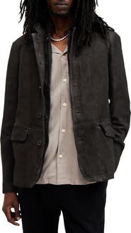 AllSaints Survey Layered Leather Jacket