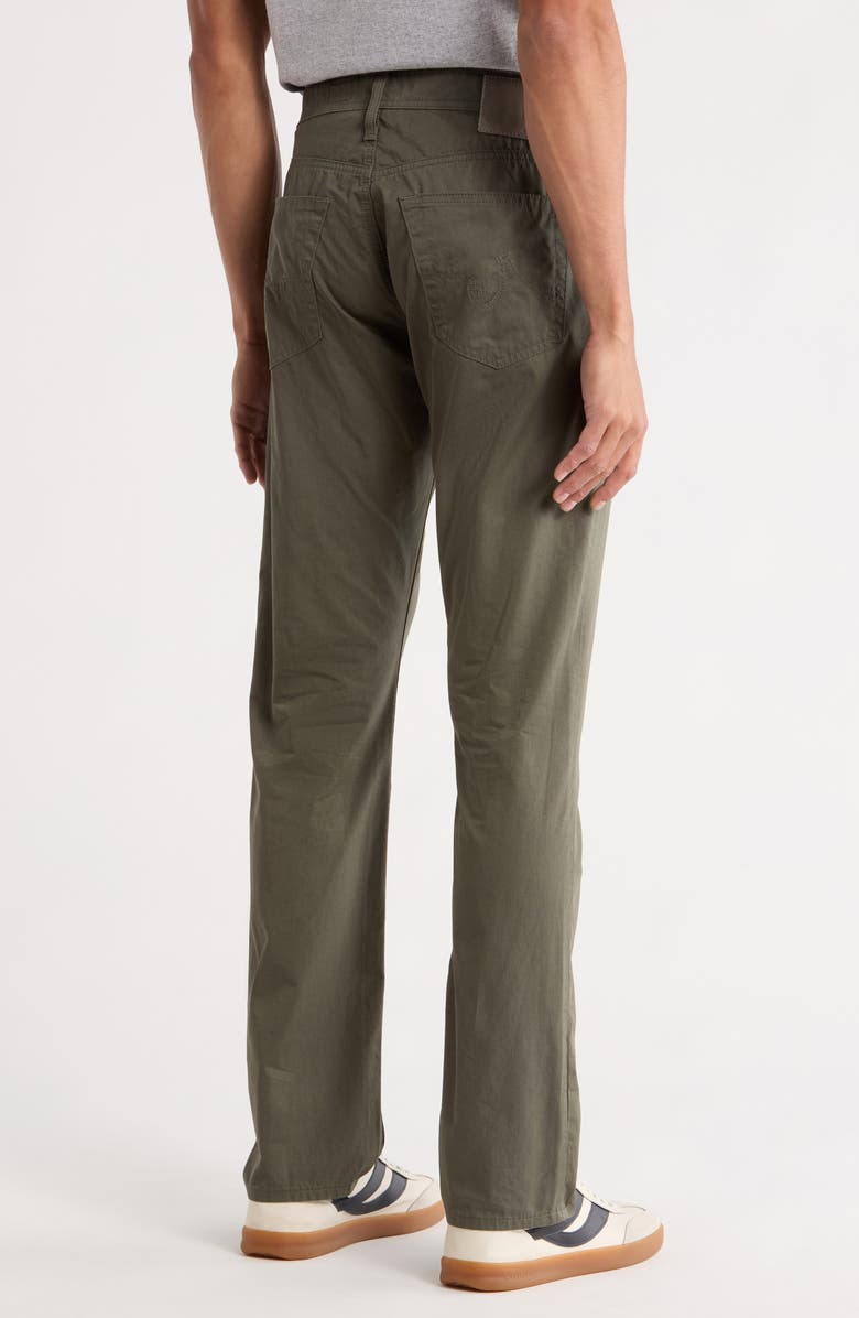AG Everett Slim Straight Leg Pants, Alternate, color, Armory Green