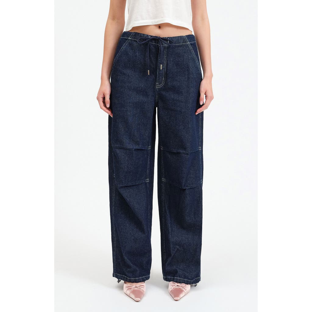 Daze Jetset Jogger Jeans In Blue