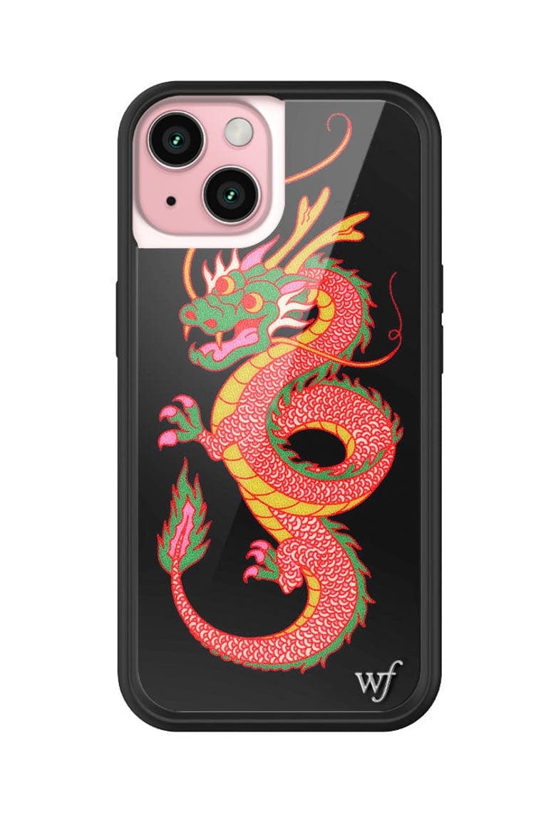 Year of the Dragon iPhone Case, Main, color, Black