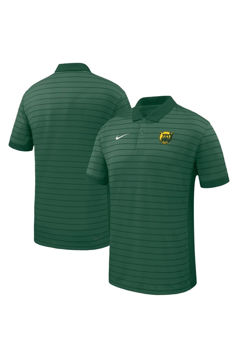 Men's Nike Green Baylor Bears 2025 Early Season Coaches Sideline Victory Stripe Performance Polo, Main, color, Green